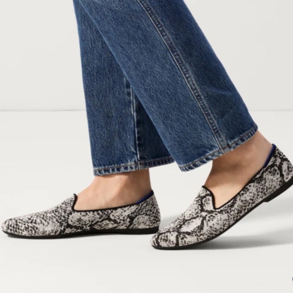 Rothy's snakeskin loafers size 8.5
